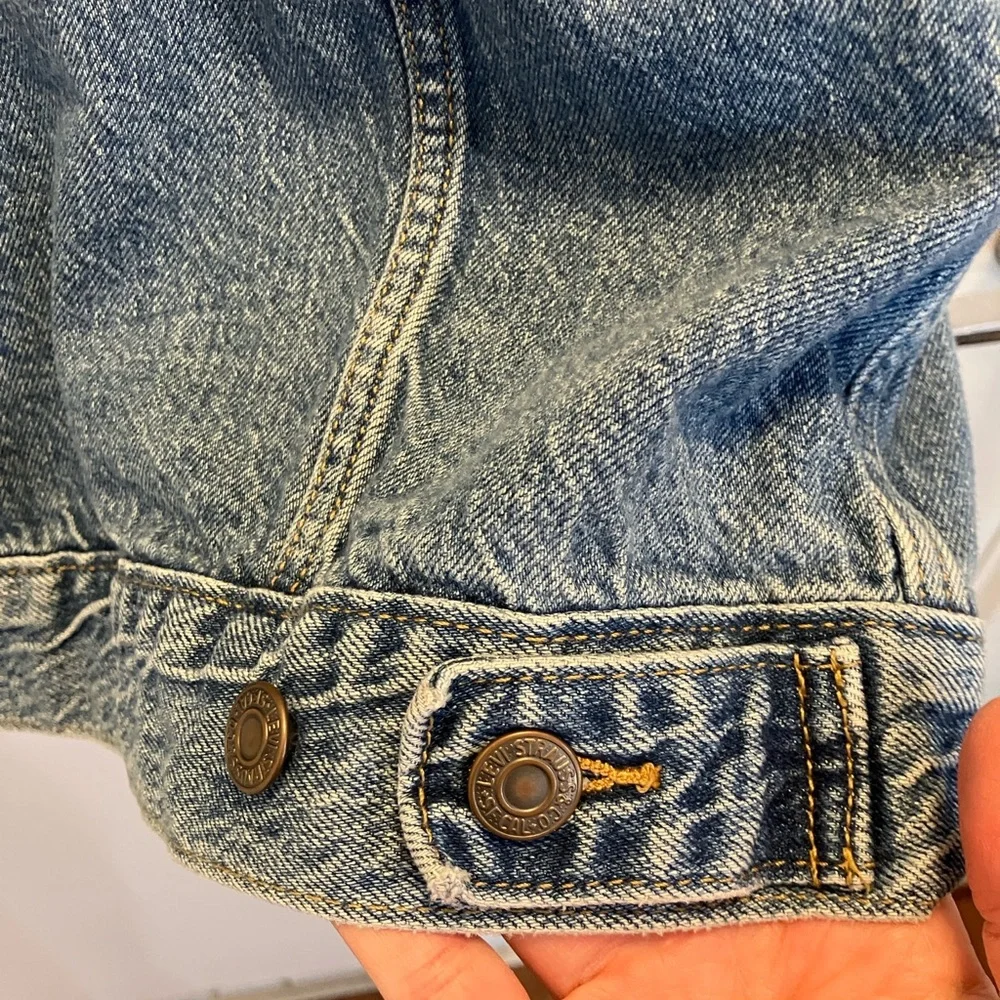 Levi's Dark Blue Denim Jacket  Xsmall - Picture 9 of 12